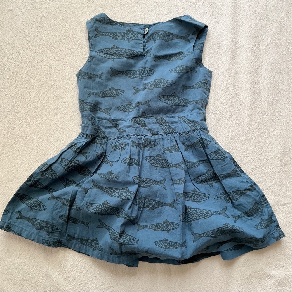 3Y Bonton Fish Pattern Dress